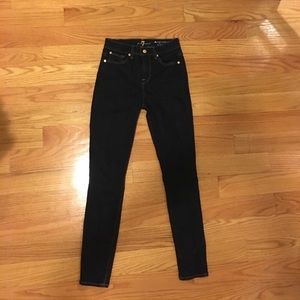 High waisted seven for all mankind jeans👖